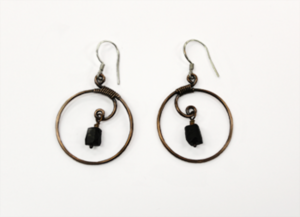 uniquely black copper earrings750px