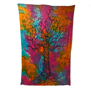 Tree Of Life Tapestry Single Tie Dye