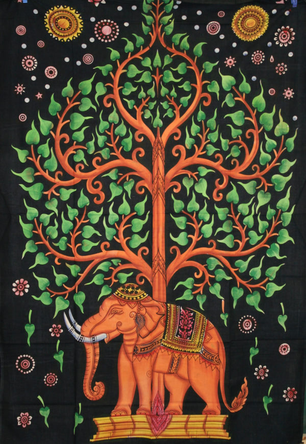 elephant tree painted