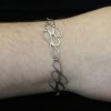 infinity link bracelet silver