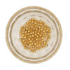 16K Gold Plated Brass 4mm Round 180456