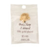 18k Gold Plated 2 Strand Box Clasp 160128