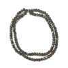4×3 Rondelle half green silver 180488