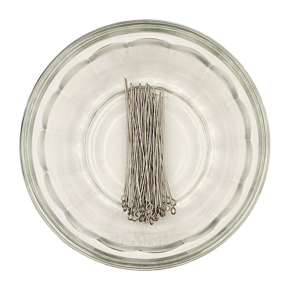 5cm 304 Stainless Steel Eye Pin 20 Pack 160051