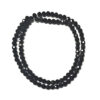 6mm Round Faceted Black 180366