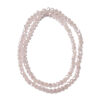 AB Plated Rondelle Misty Pink 4x3mm 180207