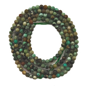 African Turquoise 2mm Beads