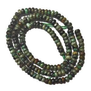 African Turquoise 4x3mm Rondelle Beads