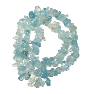 Aquamarine Grade A Chip Beads