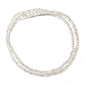 Bicone Clear AB 3x2mm Beads