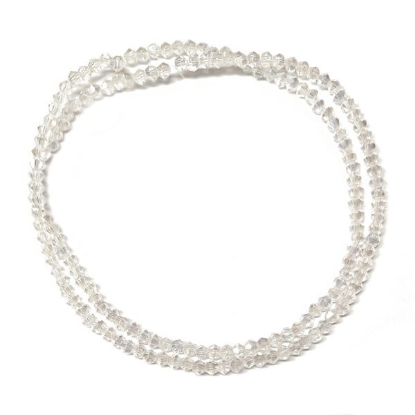 Bicone 2mm Clear AB Beads 180466