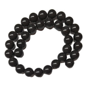 Black Stone 12mm Beads