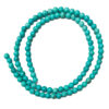 Blue Howlite 4mm Beads