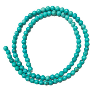 Blue Howlite 4mm Beads