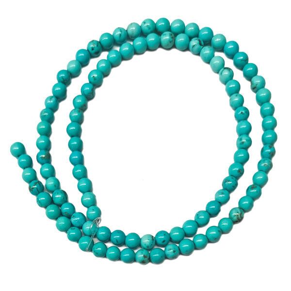 Blue Howlite 4mm Beads