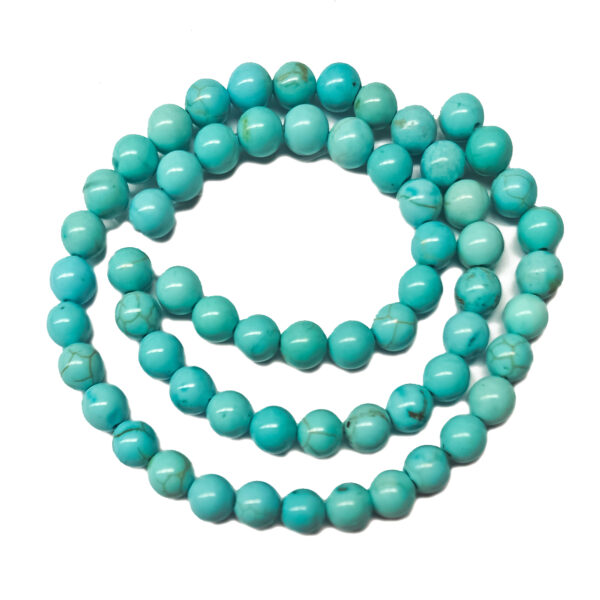 Blue Howlite 6mm Beads