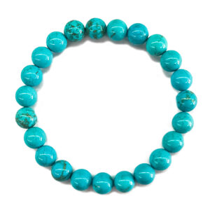 Blue Howlite 8mm Stretch Bracelet