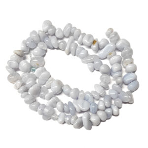 Blue Lace Agate Chip Beads