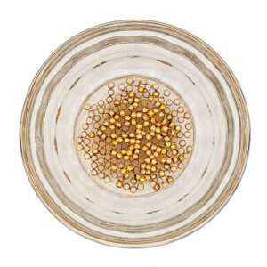 Brass Golden 2.5x1.5mm Crimp Beads