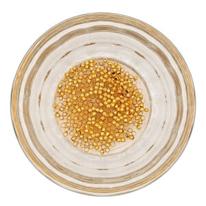 Brass Golden 2x1.2mm Crimp Beads
