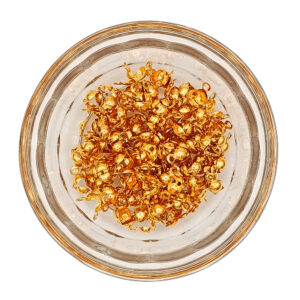 Brass Golden Color 7mm Clamshell Knot Covers
