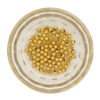 Brass Plated Golden 4mm Round 180457