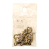 Bronze Colour Hook and Eye Clasp 5 Pairs 160082 2