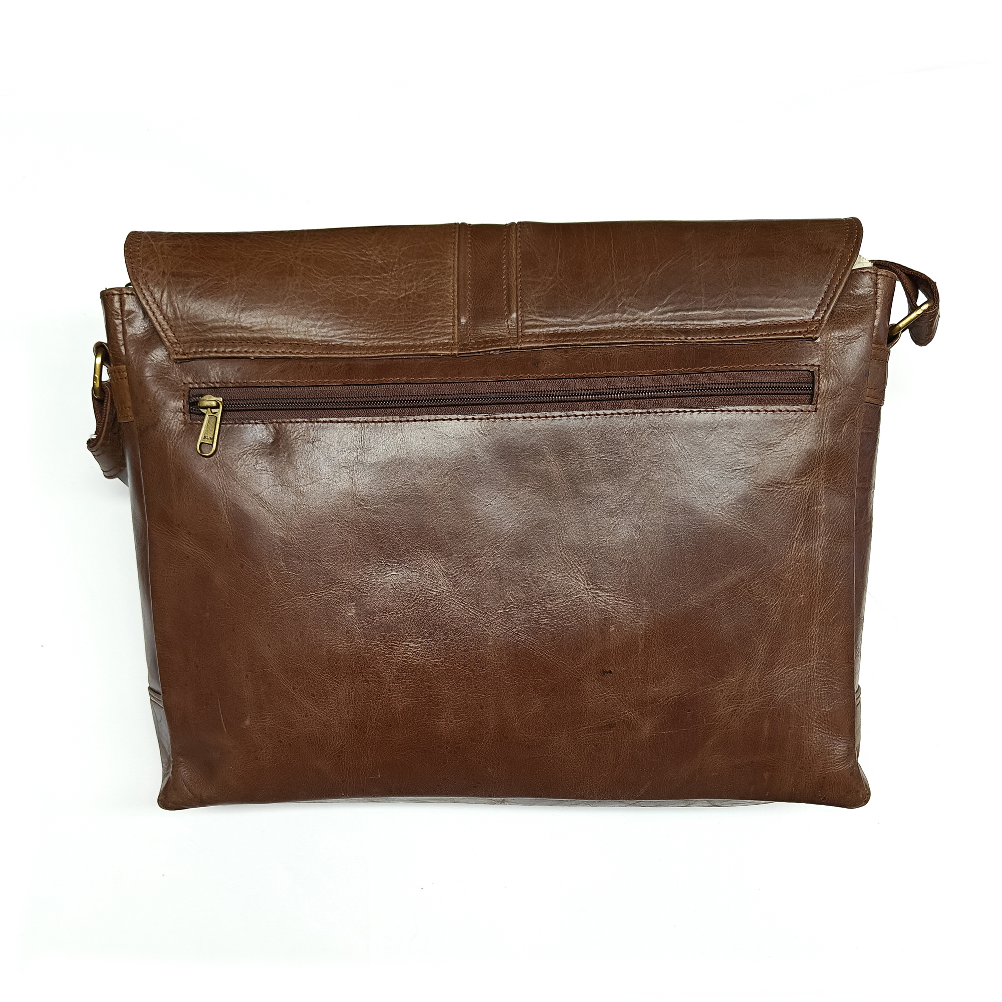 Buffalo Briefcase Leather Bag Back