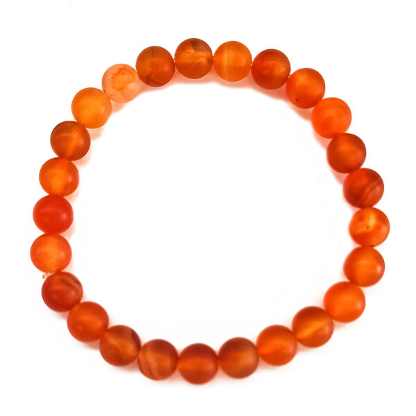 Carnelian 8mm Bracelet 70886 1 Carnelian 8mm Bracelet 70886 1