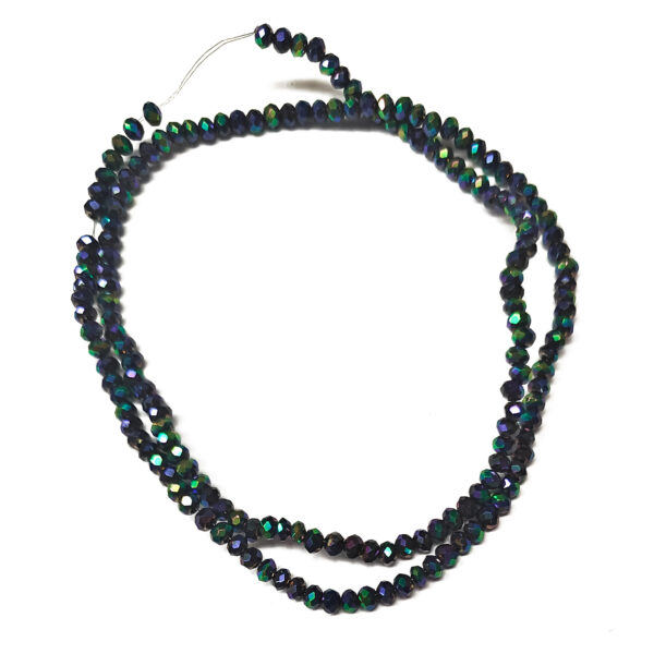 Colourful Rondelle 3x2mm Beads 180221