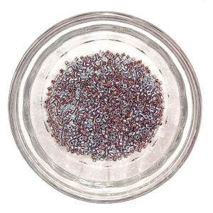 Copper Pearl Lined Aqua Delica Seed Beads Size 11