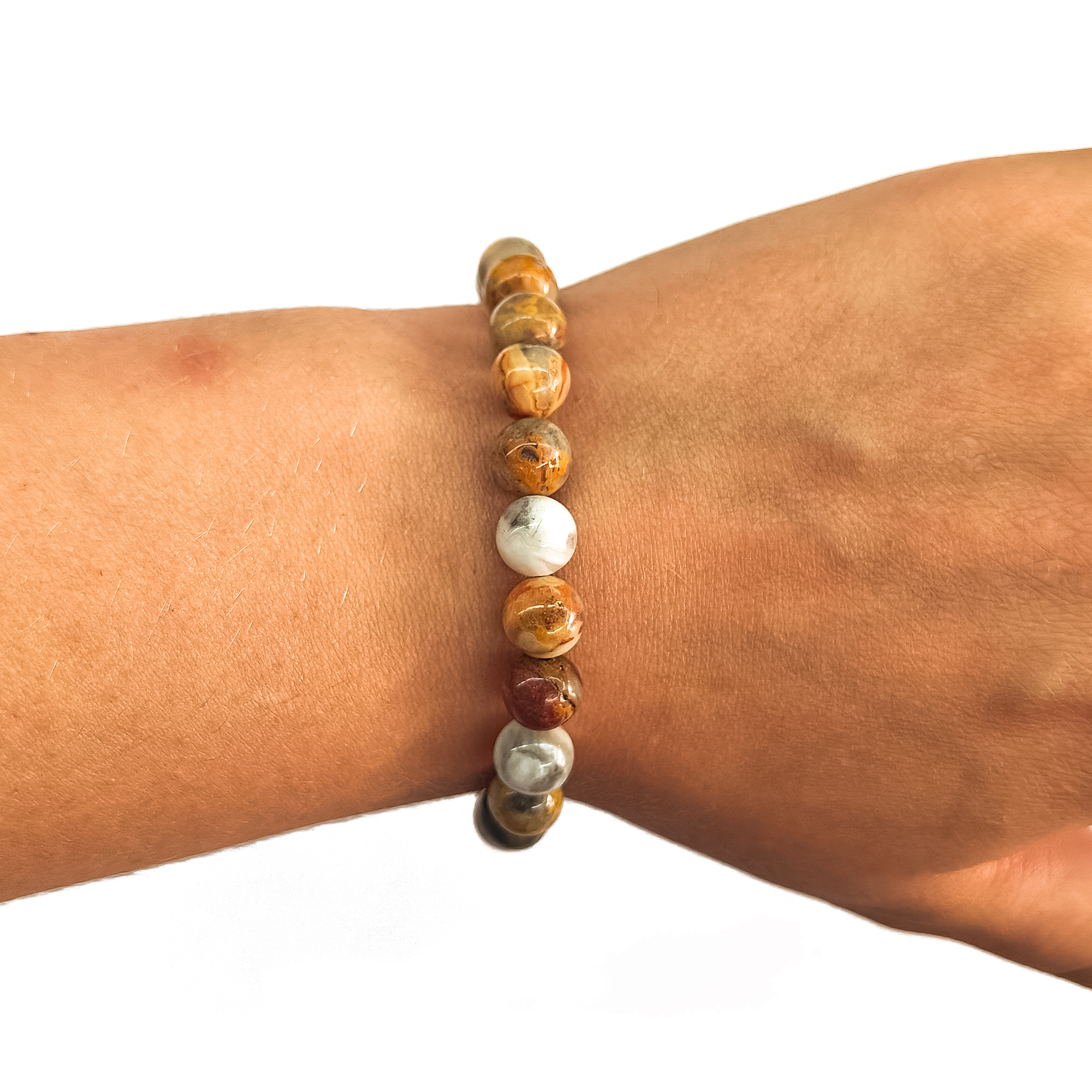 Crazy Lace Agate 8mm Bracelet 70822 2
