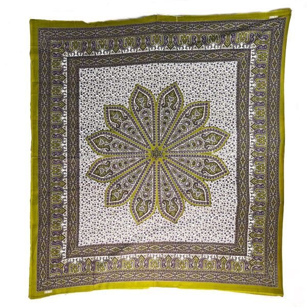 Diamond Chandelier Double Tapestry Purple Green