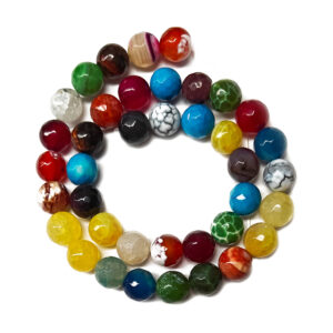 Dyed Agate 10mm Beads Mixed