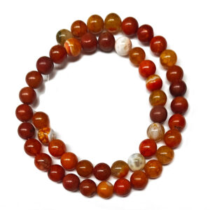 Dyed Agate Coral 8mm Beads