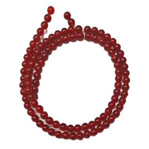 Dyed Carnelian 4mm Beads