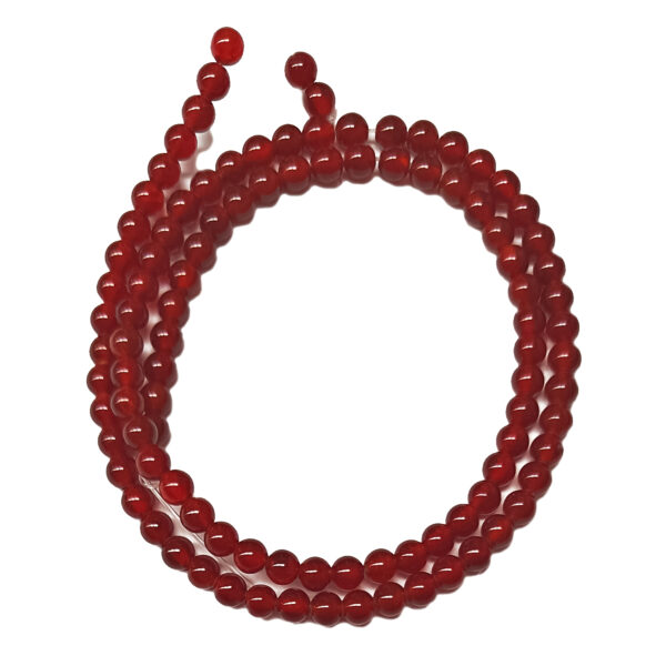 Dyed Carnelian 4mm Beads