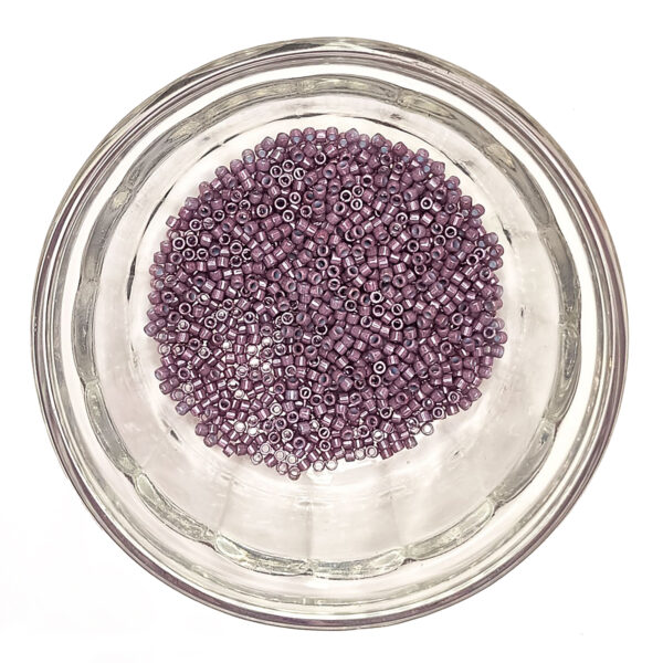 Dyed Dark Mauve Delica Seed Beads Size 11 184662