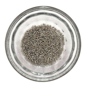 Dyed Opaque Grey Delica Seed Beads Size 11