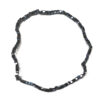 Faceted Black Plated 2mm Cube Beads 180164