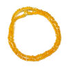 Electroplated AB Faceted Rondelle Orange 3x2mm 180529
