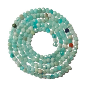 Faceted Amazonite 2mm Beads