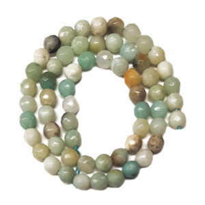 Faceted Amazonite 6mm Beads