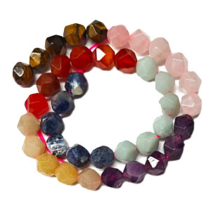 Faceted Chakra 10mm Beads