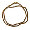 Faceted Golden Plated Rondelle 3x2mm 180524