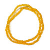 Faceted Light Orange Rondelle 2.5x2mm Beads 180508
