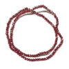 Faceted Rondelle Rainbow Plated Red 3x2mm Beads 180441