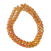 Faceted Round Electroplated AB 10mm Orange 180484