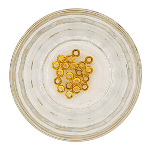 Flat Round Brass 5mm Spacer Beads