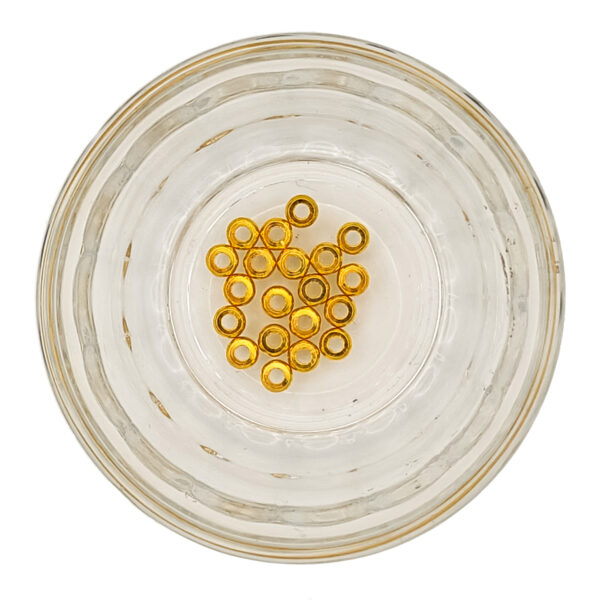Flat Round Brass Spacer Beads 5mm 180357